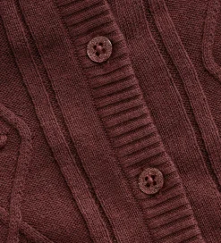 Minymo Striktrøjer*Cardigan - Strik - Rose Brown