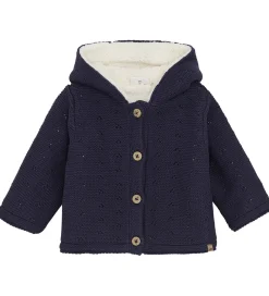 Cardigans-Minymo Cardigan m. Teddy - Parisian Night
