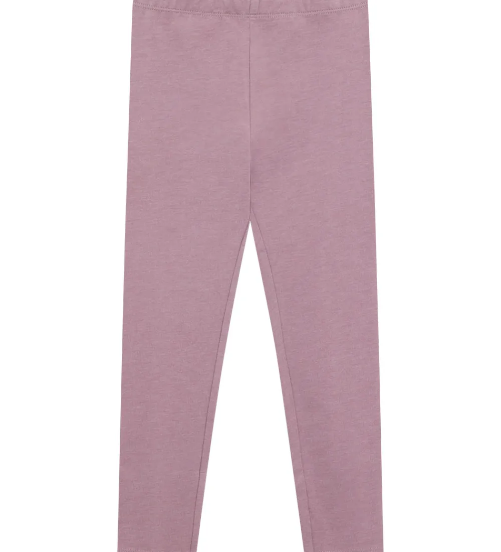Leggings|Basis-Minymo Leggings - AOP - 2-pak - Elderberry