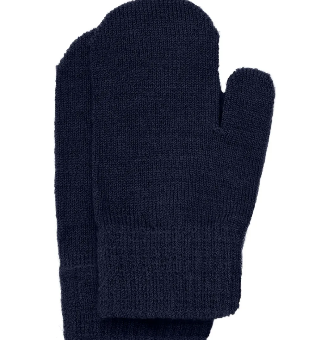 Minymo Handsker Og Luffer*Luffer - 3-pak - Uld - Parisian Night