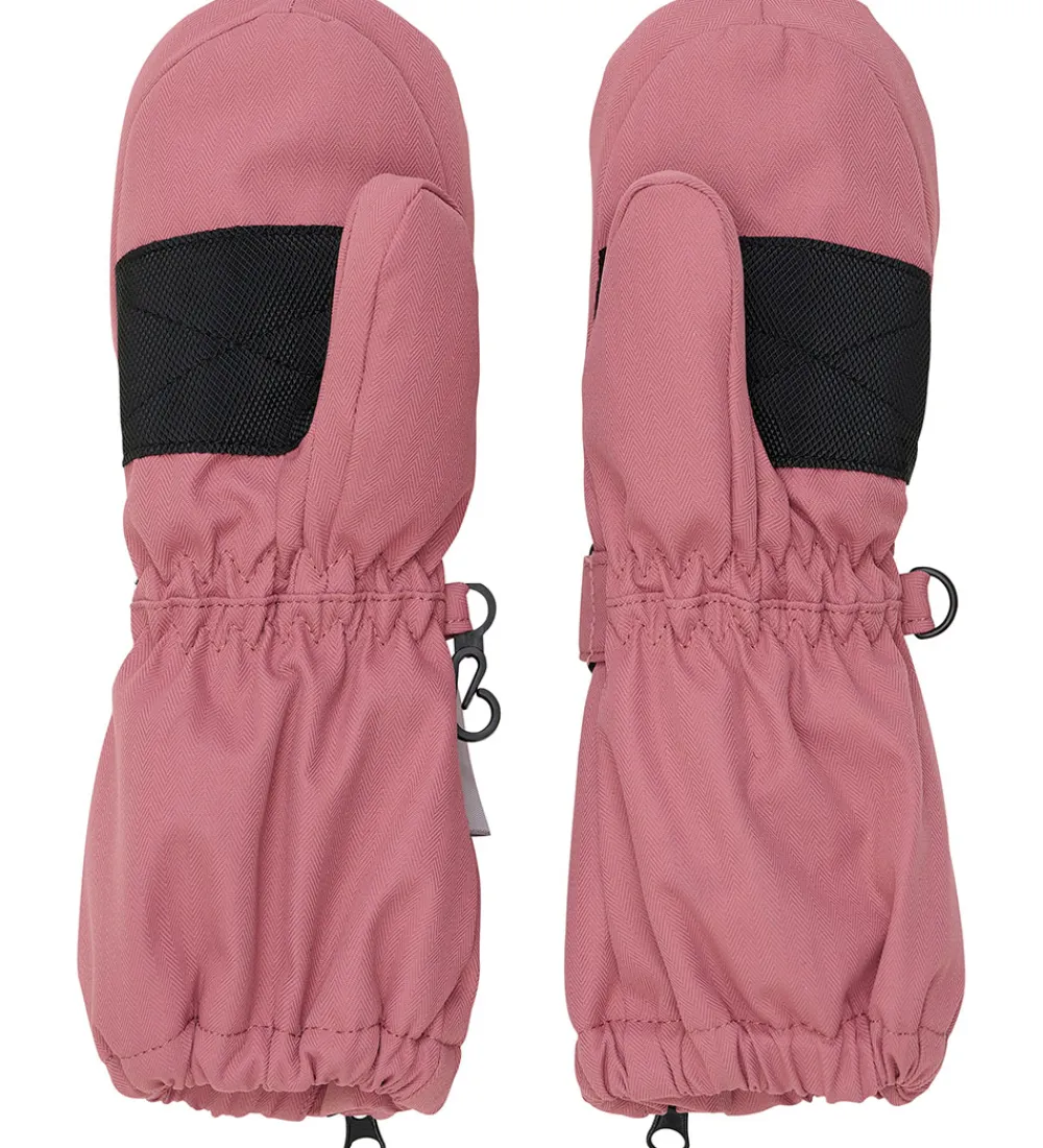 Minymo Handsker Og Luffer*Luffer m. Fleece - Withered Rose
