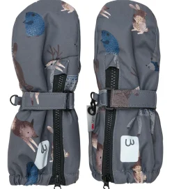 Handsker Og Luffer-Minymo Lufferm. Fleece - Dark Gull Grey