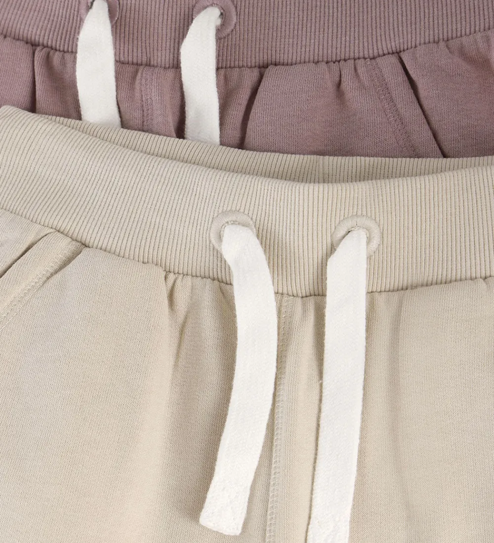 Minymo Basis*Sweatpants - 2-pak - Elderberry