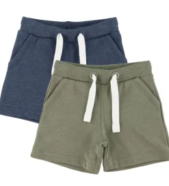 Minymo Shorts Og Knickers|Basis*Sweatshorts - 2-pak - Vetiver