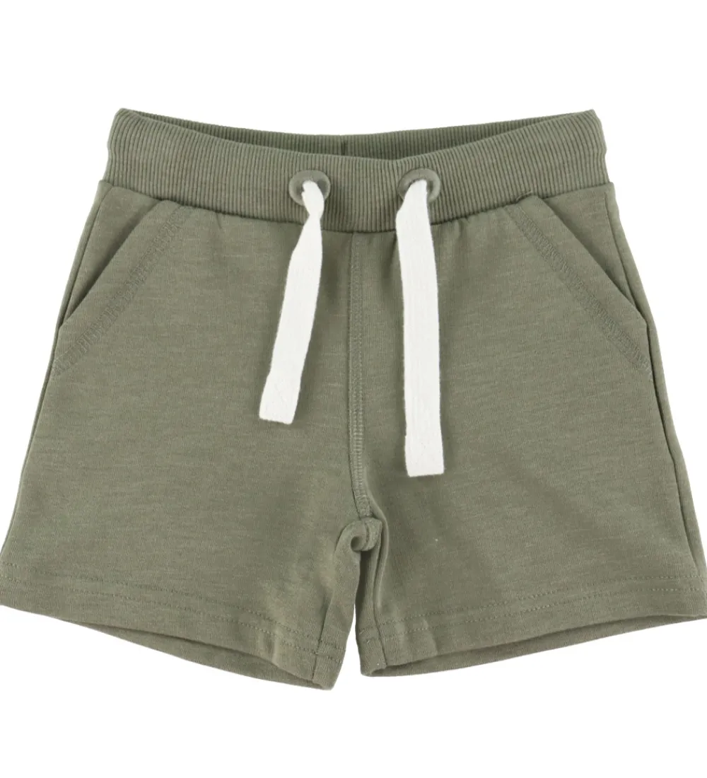 Minymo Shorts Og Knickers|Basis*Sweatshorts - 2-pak - Vetiver