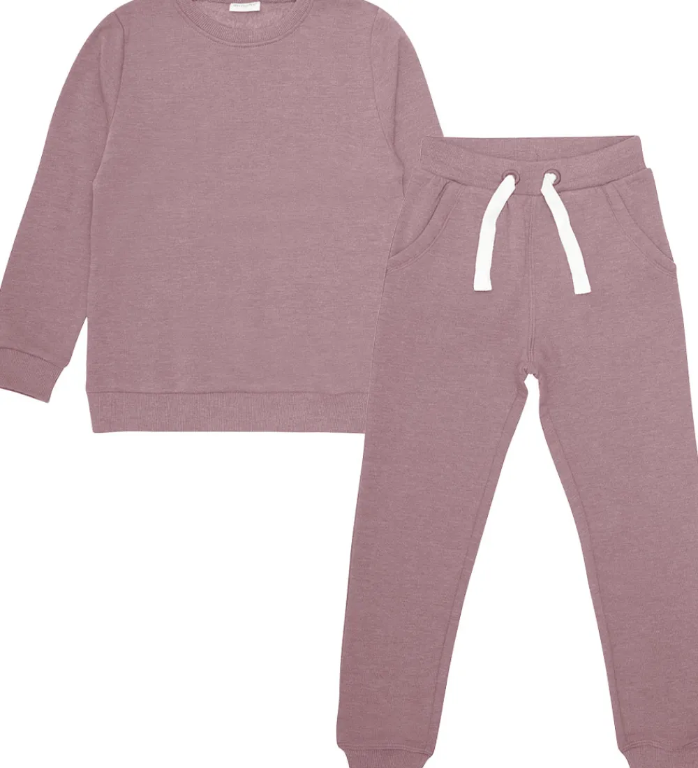 Basis-Minymo Sweatsæt - Elderberry