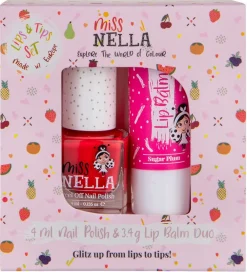 Miss Nella Neglelak*Læbepomade og Neglelak - Duo nr. 2