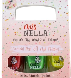 Miss Nella Neglelak*Neglelak - 3-pak - Friske Farver