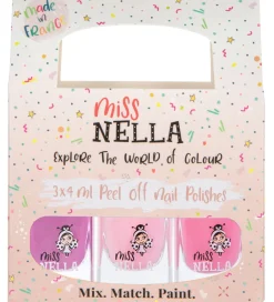 Neglelak-Miss Nella Neglelak - 3-pak - Pastel Farver