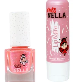 Sminke-Miss Nella Sminketaske m. Indhold - Girly Girl Pink