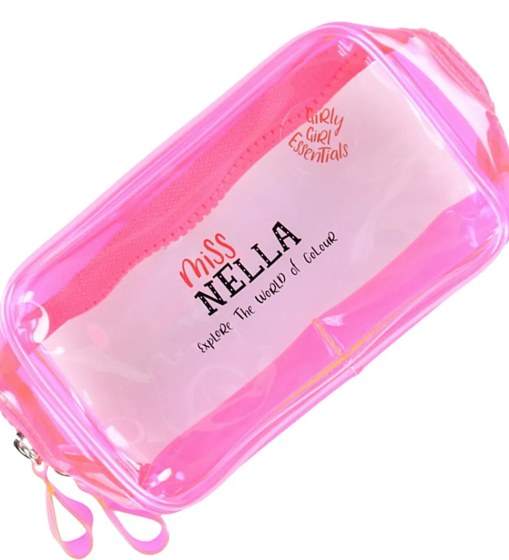 Miss Nella Sminke*Sminketaske m. Indhold - Pink Glamorous Picks