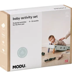 MODU Motorisk Legetøj*Baby Motoriksæt - 10 Dele - Ocean Mint/Forest Green