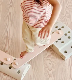MODU Aktivitetslegetøj|Tumlemøbler*Balancebomme 2 stk. - 70x10x1,4 cm - Soft Rose