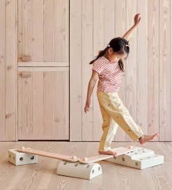 MODU Aktivitetslegetøj|Tumlemøbler*Balancebomme 2 stk. - 70x10x1,4 cm - Soft Rose