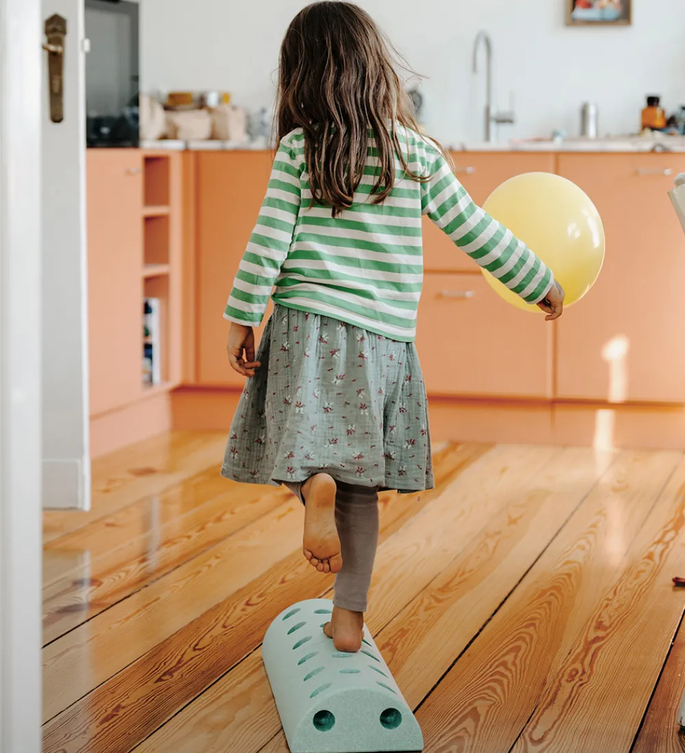 Motorisk Legetøj|Stole-MODU Børneskammel - 4 Dele - Ocean Mint/Forest Green