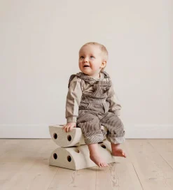 MODU Møbler|Skamler*Børneskammel - 4 Dele - Sand Grey/Honey Yellow