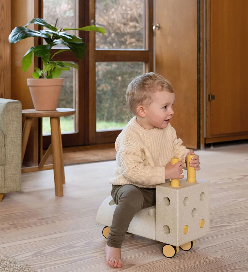 Motorisk Legetøj|Aktivitetslegetøj-MODU Curiosity Sæt - 14 Dele - 50x30x20 cm - Sand Grey/Honey Yel