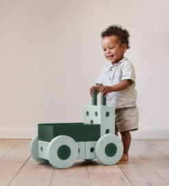 Motorisk Legetøj|Gåvogne-MODU Gåvogn - 3-i-1 - 48x27x44 cm - Ocean Mint/Forest Green