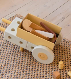 MODU Tumledyr|Motorisk Legetøj*Gåvogn 3-i-1 - 48x27x44 cm - Sand Grey/Honey Yellow