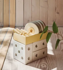 MODU Tumledyr|Motorisk Legetøj*Gåvogn 3-i-1 - 48x27x44 cm - Sand Grey/Honey Yellow