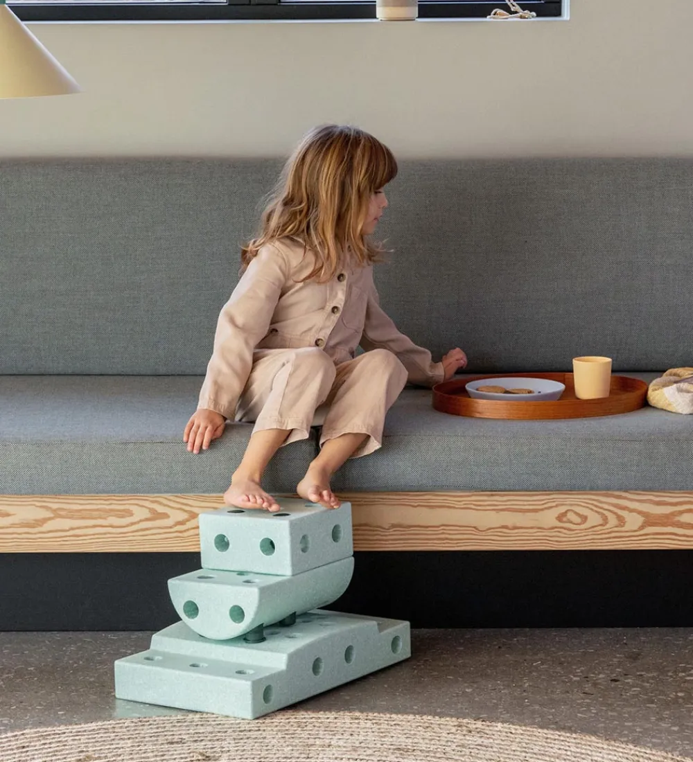 MODU Motorisk Legetøj|Tumlemøbler*Klods Base - 50x30x10 cm - Ocean Mint