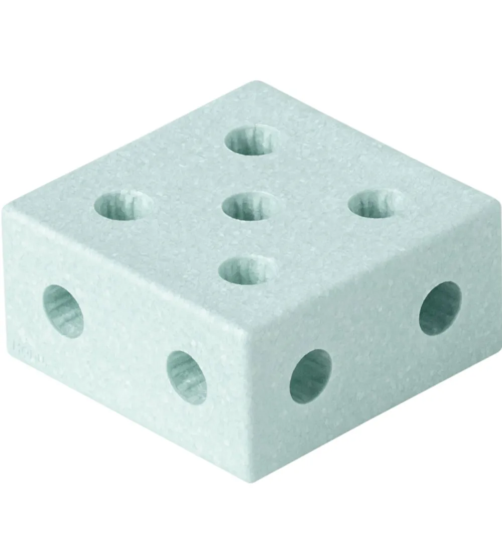 MODU Motorisk Legetøj|Tumlemøbler*Klods Firkant - 20x20x10 cm - Ocean Mint