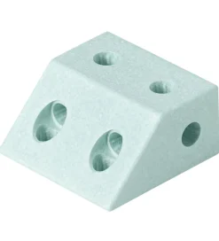 Motorisk Legetøj|Tumlemøbler-MODU Klods Vinkel - 20x20x10 cm - Ocean Mint