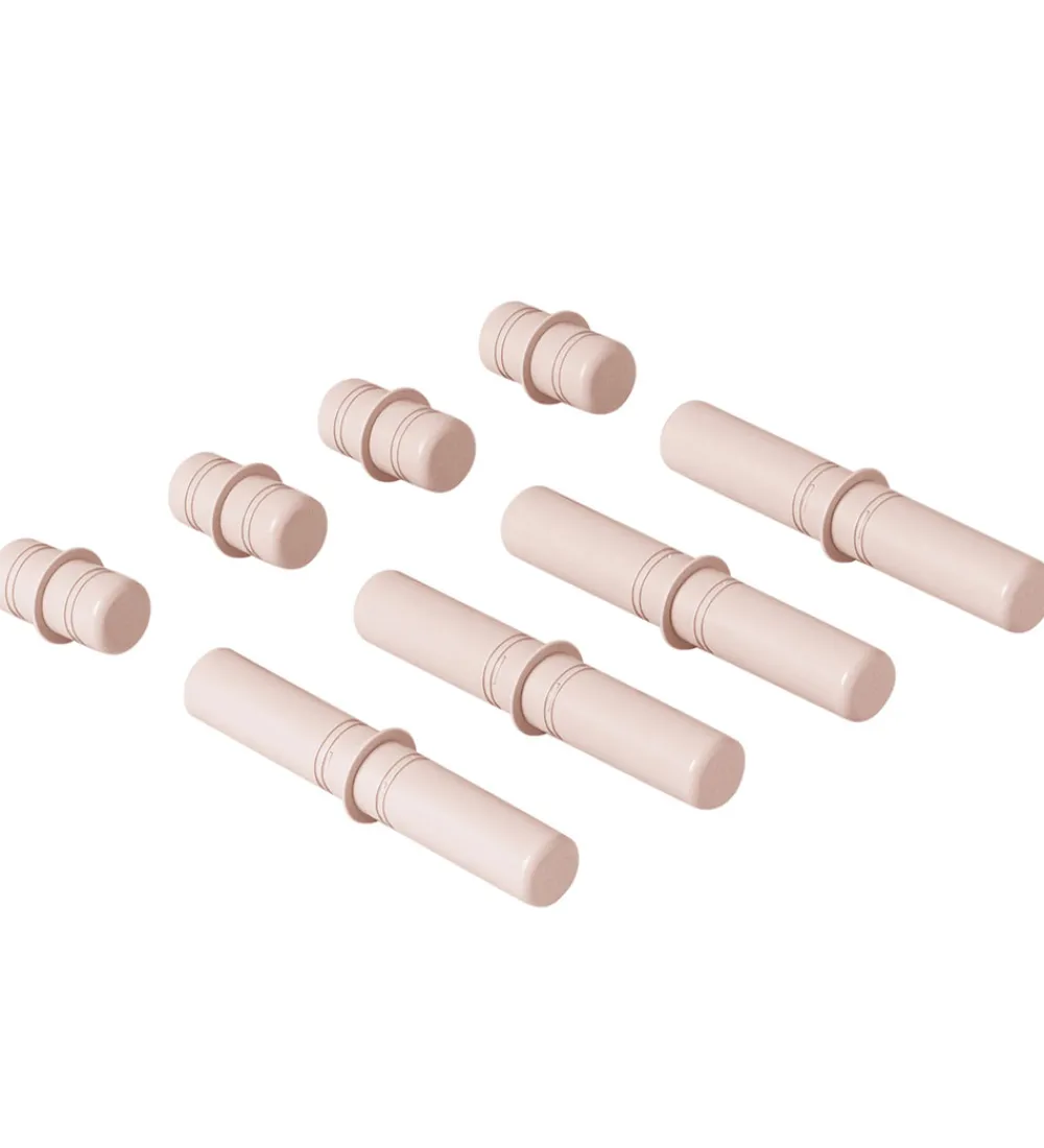 MODU Motorisk Legetøj|Tumlemøbler*Samlepinde - 8 stk - Soft Rose