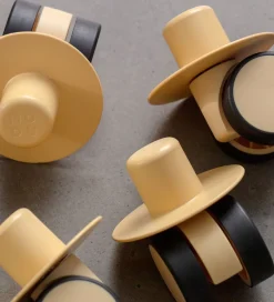 MODU Motorisk Legetøj|Tumlemøbler*4x Swirly Wheels - 4-pak - Honey Yellow