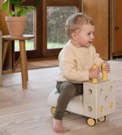 MODU Motorisk Legetøj|Tumlemøbler*4x Swirly Wheels - 4-pak - Honey Yellow