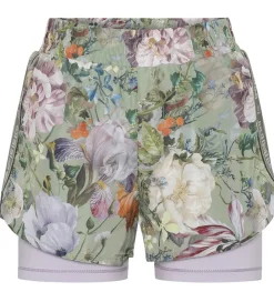Molo Gymnastiktøj*Shorts - Omari - Green Botanic