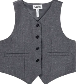 Molo Veste*Vest - Hollie - Grey Silver Check