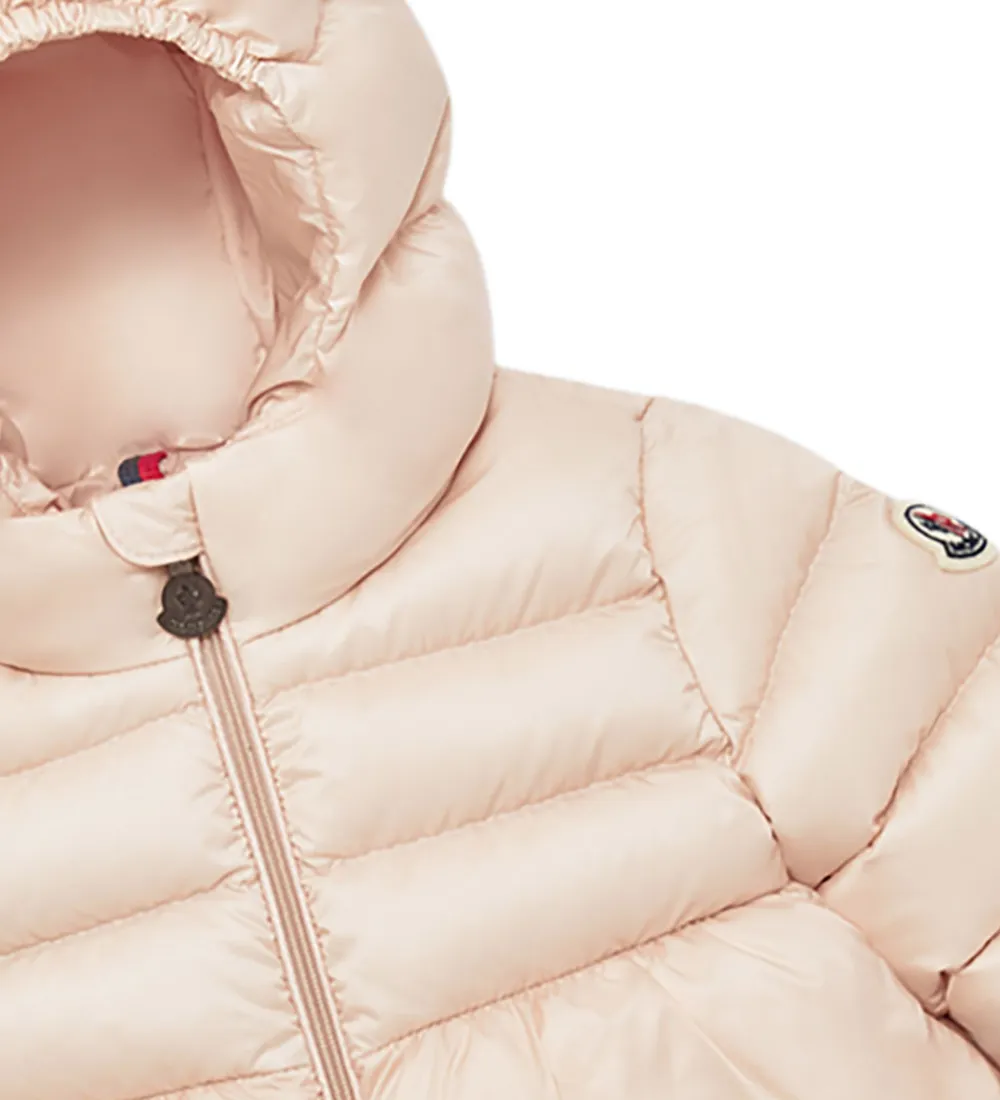 Overgangsjakker|Dunjakker Og Dynejakker-Moncler Dunjakke - Odile - Light Pink