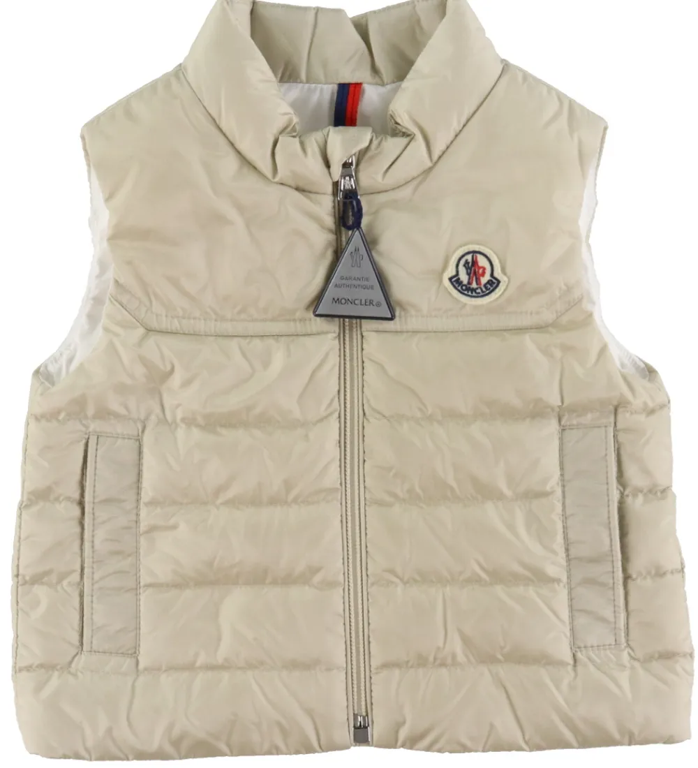 Veste|Dunveste Og Dyneveste-Moncler Dunvest - Camelien - Beige