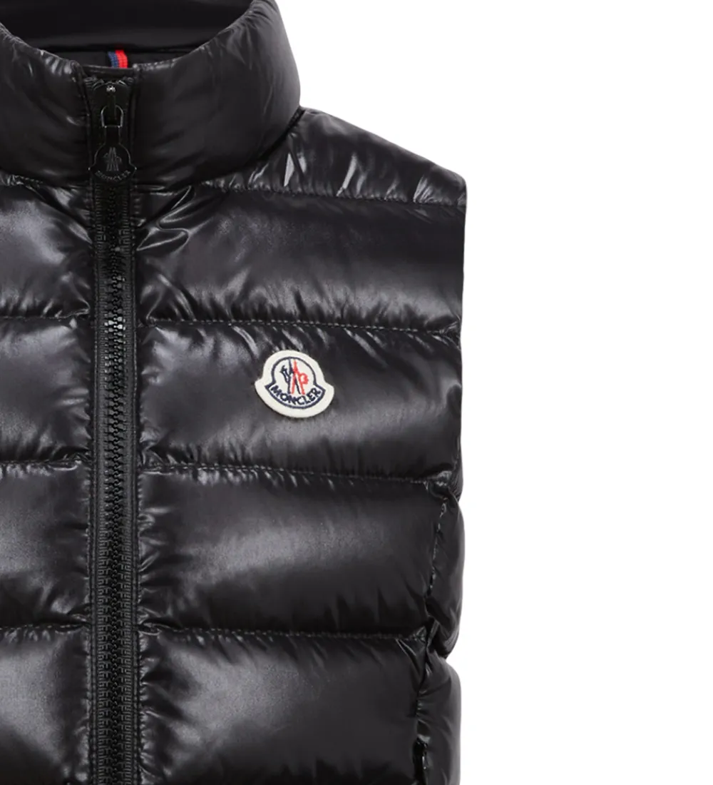 Veste|Dunveste Og Dyneveste-Moncler Dunvest - Ghany - Sort