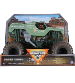 Monster Jam Biler, Tog Og Køretøjer*Collector Truck - 1:24 - Soldier Fortune - Grøn