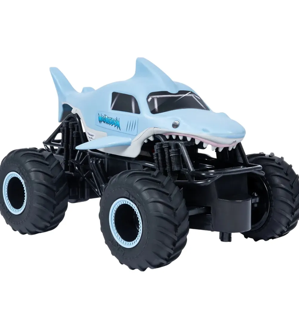 Udeleg Og Udendørs Legetøj-Monster Jam Fjernstyret Truck - 1:24 - Megaladon