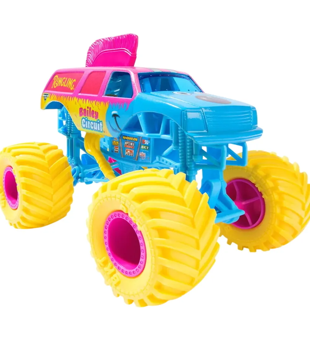 Biler, Tog Og Køretøjer-Monster Jam Truck - 1:24 - Collector Truck - Bailey Circuit