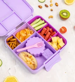 Madkasser-Montiico Indsats - Bento Feast - Silikone - Fuchsia