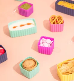 Montiico Madkasser*Indsatser - 3-pak - Bento Cups - Silikone - Floss