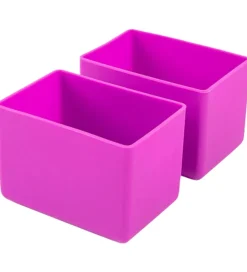 Montiico Madkasser*Indsatser - 2-pak - Bento Feast - Silikone - Fuchsia