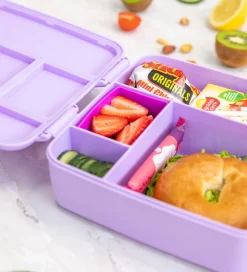 Montiico Madkasser*Indsatser - 2-pak - Bento Feast - Silikone - Fuchsia
