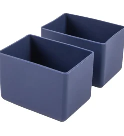 Montiico Madkasser*Indsatser - 2-pak - Bento Feast - Silikone - Navy