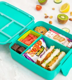 Montiico Madkasser*Indsatser - 2-pak - Bento Feast - Silikone - Matcha