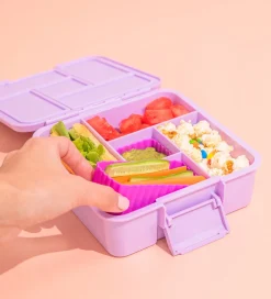 Montiico Madkasser*Indsatser - 3-pak - Bento Cups - Silikone - Fuchsia