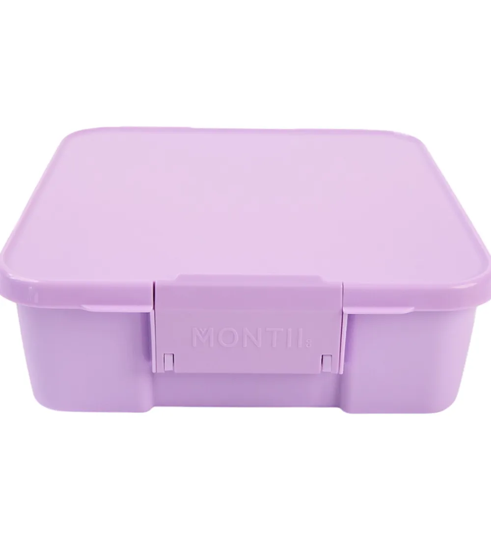 Montiico Madkasser*Madkasse m. 5 rum - Bento Five - 980 ml - Lilac