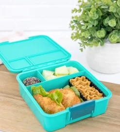 Skole|Madkasser-Montiico Madkasse m. 3 rum - Bento Three - 1 l - Mojito