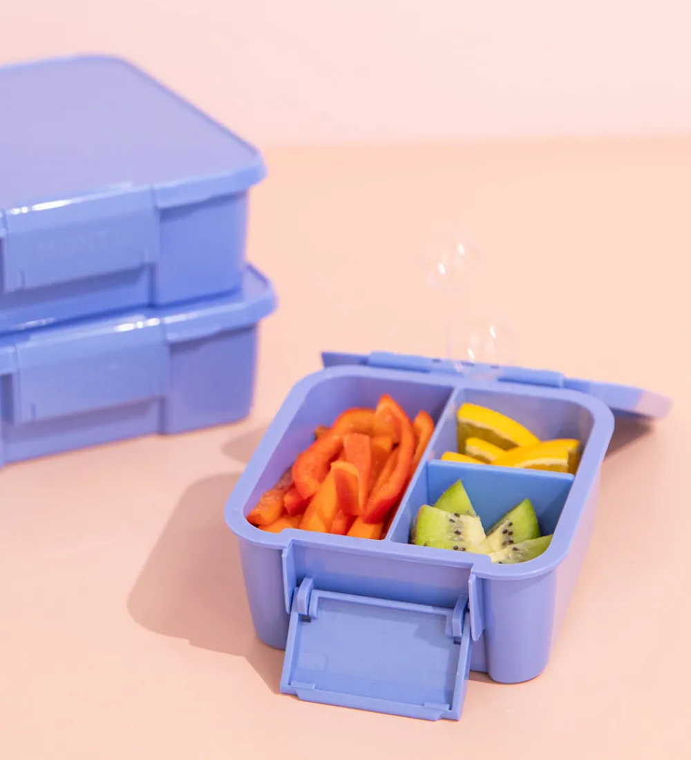 Montiico Madkasser*Snackboks m. 3 rum - Bento Two - 500 ml - Splash
