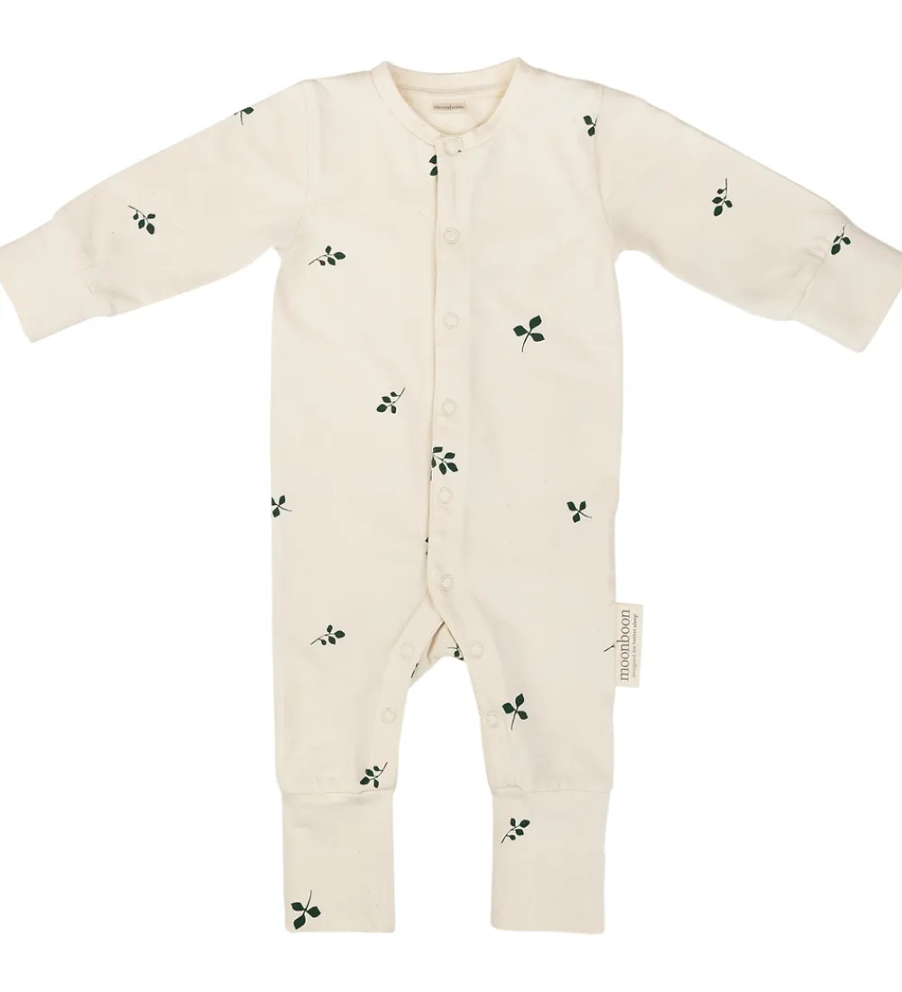 Nattøj-Moonboon Natdragt m. Babyhjelm - Gaveæske - Leaf