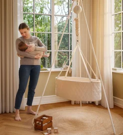 Moonboon Senge*Vugge - Oval Cradle - 81x41,8x30 cm - Nature